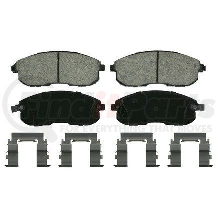 ZD815E by WAGNER - QuickStop Ceramic Disc Brake Pad Set