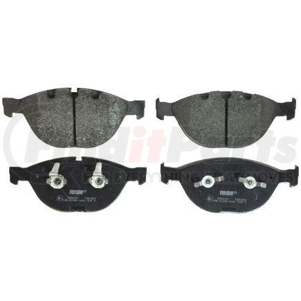 ZX1151 by WAGNER - QuickStop Semi-Metallic Disc Brake Pad Set