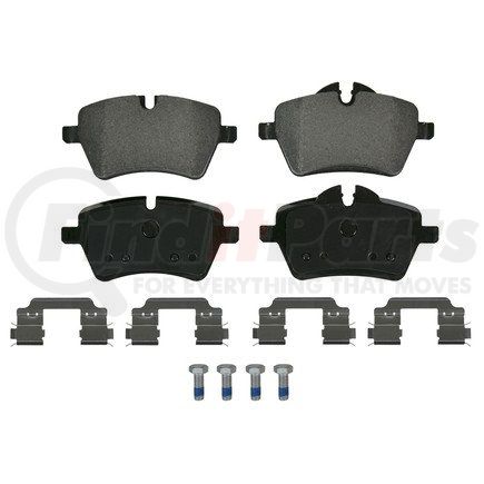 ZX1204 by WAGNER - QuickStop Semi-Metallic Disc Brake Pad Set