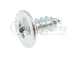 700-209 by DORMAN - Wheel Well Molding Screw - Chrome - No. 8 X 3/8 In.