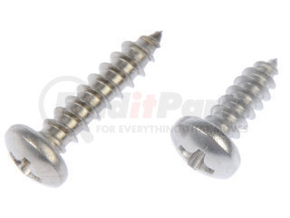 Dorman 784-125 Screw Self Tapping Screw-Stainless Steel-Pan Head-No. 8 x 1/2 In., 3/4 In.