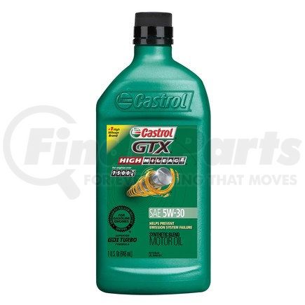 149D6A by CASTROL - GTX HIGH MILE 5W30 QT