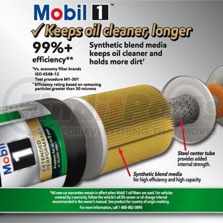 M1108A by MOBIL OIL - Engine Oil Filter