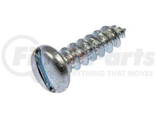 851-062 by DORMAN - Sheet Metal Screw-Slotted Pan Head-No. 6 x 1/2 In.