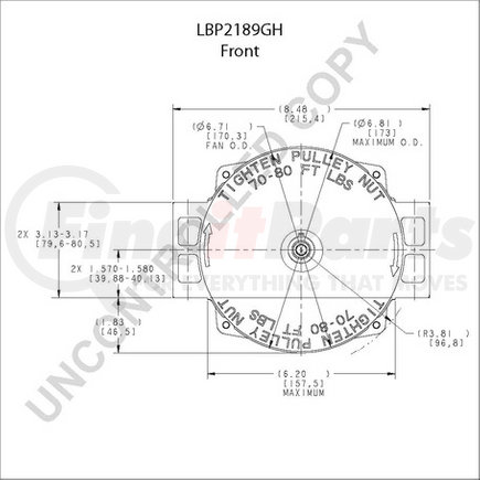 LBP2189GH by LEECE NEVILLE - High Output Alternator