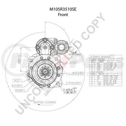 M105710 by LEECE NEVILLE - STARTER MOTOR