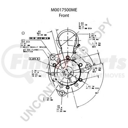 7500ME by LEECE NEVILLE - STARTER MOTOR