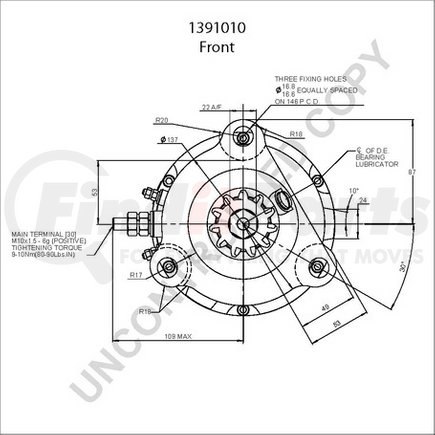 1391010A by LEECE NEVILLE - Starter Motor