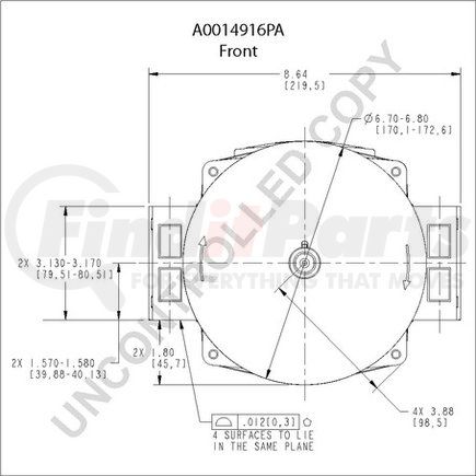 4916PA by LEECE NEVILLE - ALTERNATOR