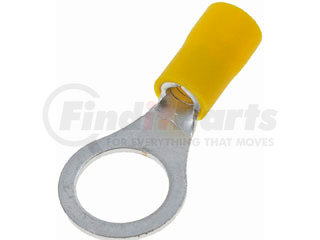 85417 by DORMAN - 12-10 Gauge Ring Terminal, 3/8 In., Yellow