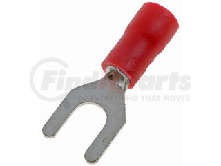 85420 by DORMAN - 22-18 Gauge Spade Terminal, No. 8, Red