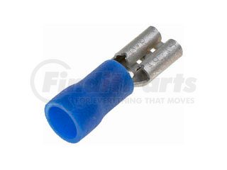 85483 by DORMAN - 16-14 Gauge Female Double Bullet Connector, .187 In., Blue