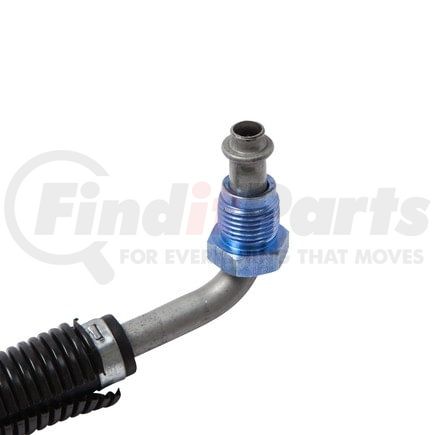 1018 by OMEGA ENVIRONMENTAL TECHNOLOGIES - Power Steering Return Line Hose Assembly - 16mm Male "O" Ring x 3/8" I.D. Hose