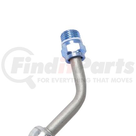 1030 by OMEGA ENVIRONMENTAL TECHNOLOGIES - Power Steering Pressure Line Hose - 16mm Swivel "O" Ring x 5/16" Male "O" Ring