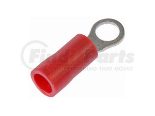 86411 by DORMAN - 22-18 Gauge Ring Terminal, No. 6, Red