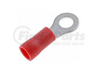 86412 by DORMAN - 22-18 Gauge Ring Terminal, No. 8, Red