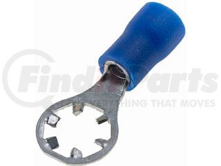 86423 by DORMAN - 16-14 Gauge Star Ring Terminal, No. 10, Blue