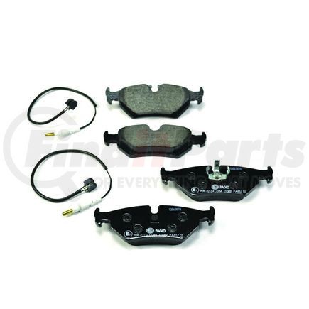 355007801 by HELLA - Disc Brake Pad Set