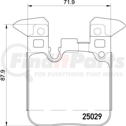 355021341 by HELLA - Disc Brake Pad Set