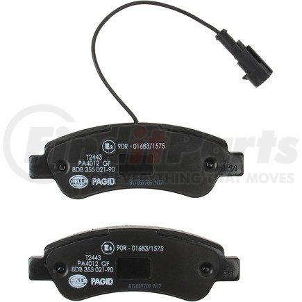 355021901 by HELLA - Disc Brake Pad Set