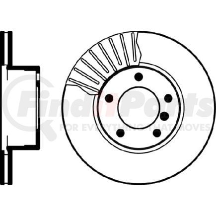 355104581 by HELLA - Brake Rotor