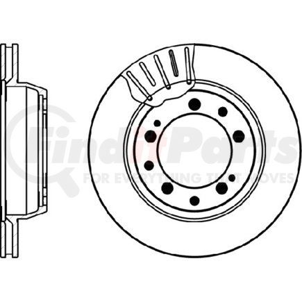 355104751 by HELLA - Disc Brake Rotor