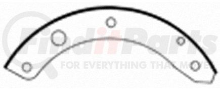 PAB141 by WAGNER - Wagner ThermoQuiet PAB141 Drum Brake Shoe Set