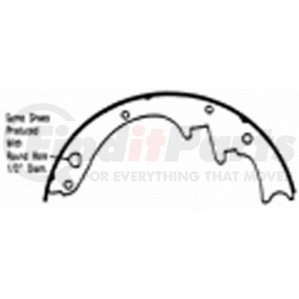 PAB151R by WAGNER - Wagner ThermoQuiet PAB151R Drum Brake Shoe Set