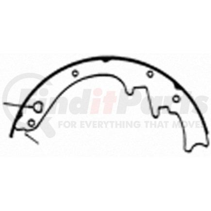 PAB152R by WAGNER - Wagner ThermoQuiet PAB152R Drum Brake Shoe Set