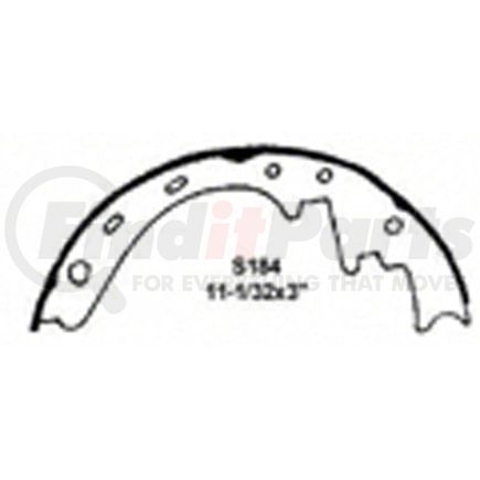 Wagner PAB184R Drum Brake Shoe Wagner ThermoQuiet PAB184R Drum Brake Shoe Set