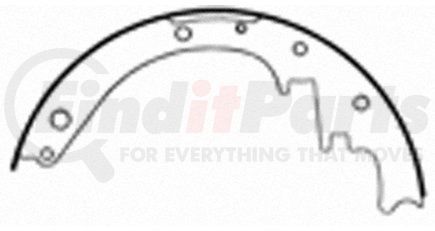PAB197R by WAGNER - Wagner ThermoQuiet PAB197R Drum Brake Shoe Set