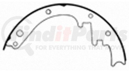 PAB228R by WAGNER - Wagner ThermoQuiet PAB228R Drum Brake Shoe Set