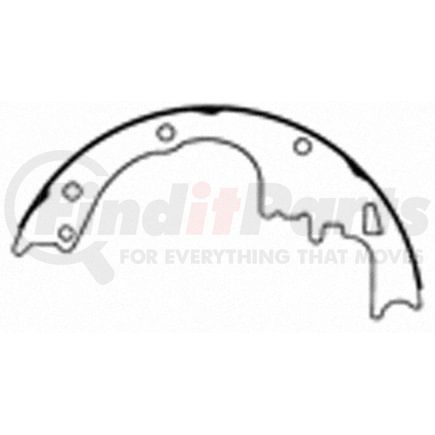 PAB246R by WAGNER - Wagner ThermoQuiet PAB246R Drum Brake Shoe Set