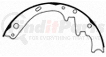 PAB264R by WAGNER - Wagner ThermoQuiet PAB264R Drum Brake Shoe Set