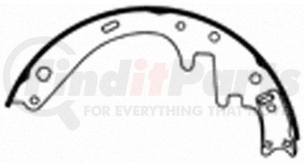 PAB263R by WAGNER - Wagner ThermoQuiet PAB263R Drum Brake Shoe Set