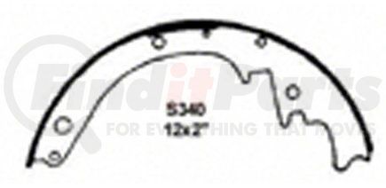 PAB340 by WAGNER - Wagner ThermoQuiet PAB340 Drum Brake Shoe Set