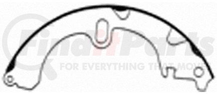 PAB529 by WAGNER - Wagner ThermoQuiet PAB529 Drum Brake Shoe Set