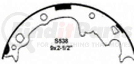 PAB538R by WAGNER - Wagner ThermoQuiet PAB538R Drum Brake Shoe Set