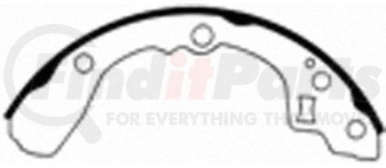 PAB540 by WAGNER - Wagner ThermoQuiet PAB540 Drum Brake Shoe Set