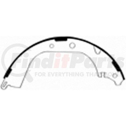 PAB549 by WAGNER - Wagner ThermoQuiet PAB549 Drum Brake Shoe Set