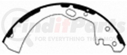 PAB574 by WAGNER - Wagner ThermoQuiet PAB574 Drum Brake Shoe Set