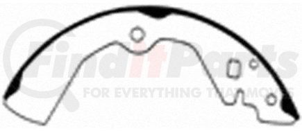 PAB575 by WAGNER - Wagner ThermoQuiet PAB575 Drum Brake Shoe Set