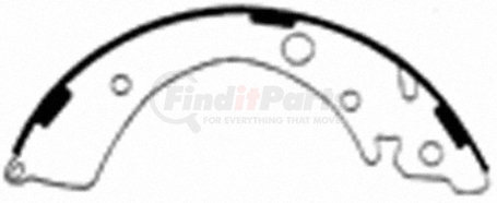 PAB576 by WAGNER - Wagner ThermoQuiet PAB576 Drum Brake Shoe Set