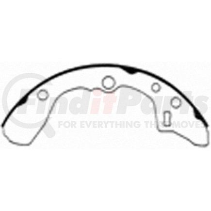 PAB577 by WAGNER - Wagner ThermoQuiet PAB577 Drum Brake Shoe Set