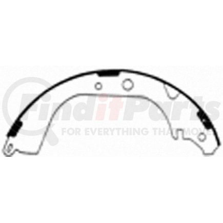 PAB589 by WAGNER - Wagner ThermoQuiet PAB589 Drum Brake Shoe Set