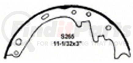 PAB265R by WAGNER - Wagner ThermoQuiet PAB265R Drum Brake Shoe Set