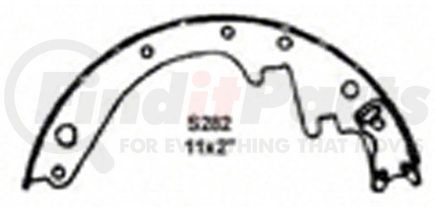 PAB282R by WAGNER - Wagner ThermoQuiet PAB282R Drum Brake Shoe Set