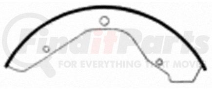 PAB392 by WAGNER - Wagner ThermoQuiet PAB392 Drum Brake Shoe Set