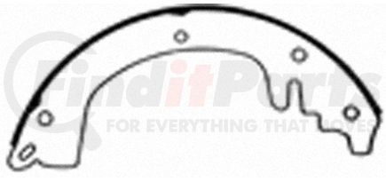 PAB40 by WAGNER - Wagner ThermoQuiet PAB40 Drum Brake Shoe Set