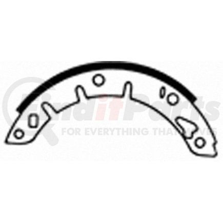 PAB437 by WAGNER - Wagner ThermoQuiet PAB437 Drum Brake Shoe Set
